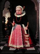 Jacob Gerritsz. Cuyp Portrait eines kleinen Madchens mit einer Puppe und einem Korb Germany oil painting artist